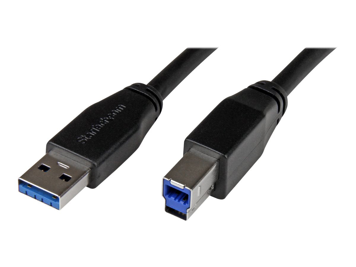 USB 3.0 Kabel A-B 5m Schwarz