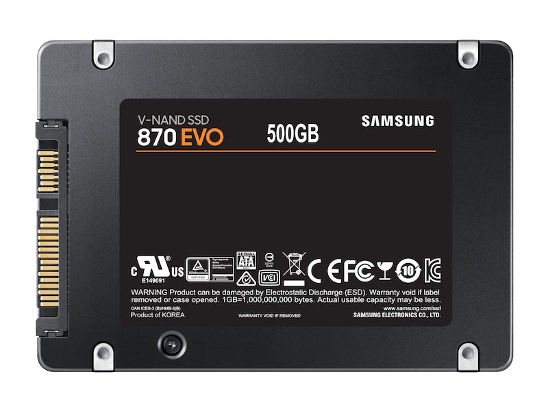 Samsung 870 EVO MZ-77E500B - Solid-State-Disk - verschlüsselt - 500 GB