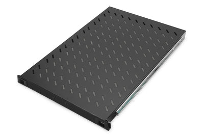 Fachboden DIGITUS schwarz ausziehbar 19" 483 mm