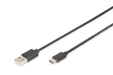 DIGITUS USB Type-C Anschlusskabelkabel Typ-C - A