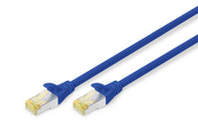 Patchkabel CAT 6A S/FTP 0.25m blau