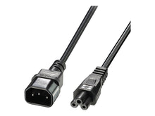 Lindy 30340 1m C14-Koppler C5-Koppler Schwarz Stromkabel