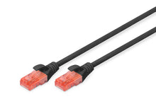 Patchkabel CAT 6 U/UTP 0.5m schwarz